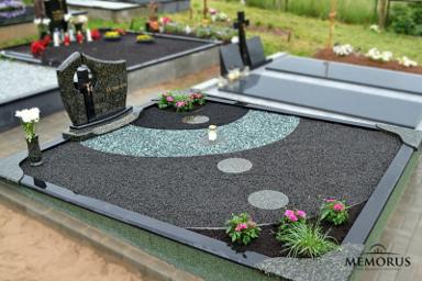Kapo nuotrauka po kapavietės tvarkymo ir įrengimo Kauno rajone