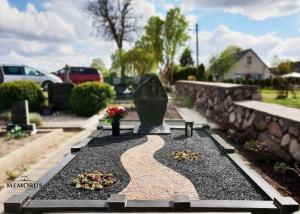 kapo tvarkymas su skaldele, perkunropemis ir granito elementais