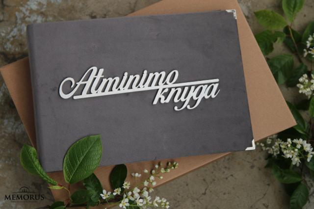 Laidotuvių nuotraukų albumo viršelis atminimo knyga